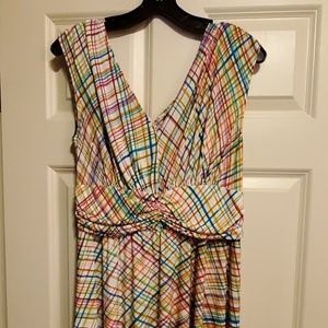 Multicolored sleeveless dress